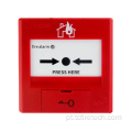 Ponto de chamada manual para o sistema de alarme de detecção de incêndio